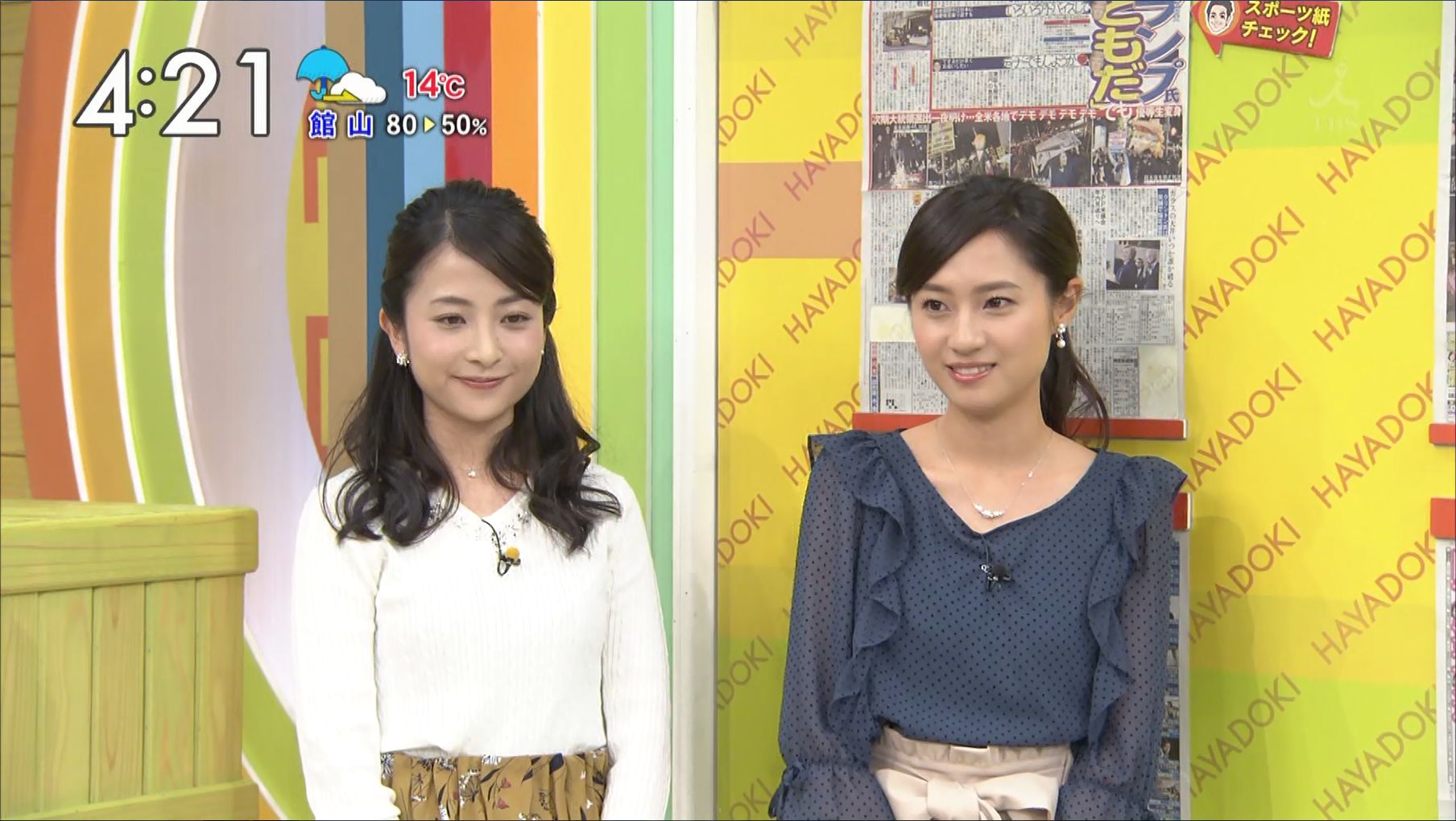 伊東楓 はやドキ！ 16/11/11女子アナキャプでも貼っておく ～Optimistic Attraction～