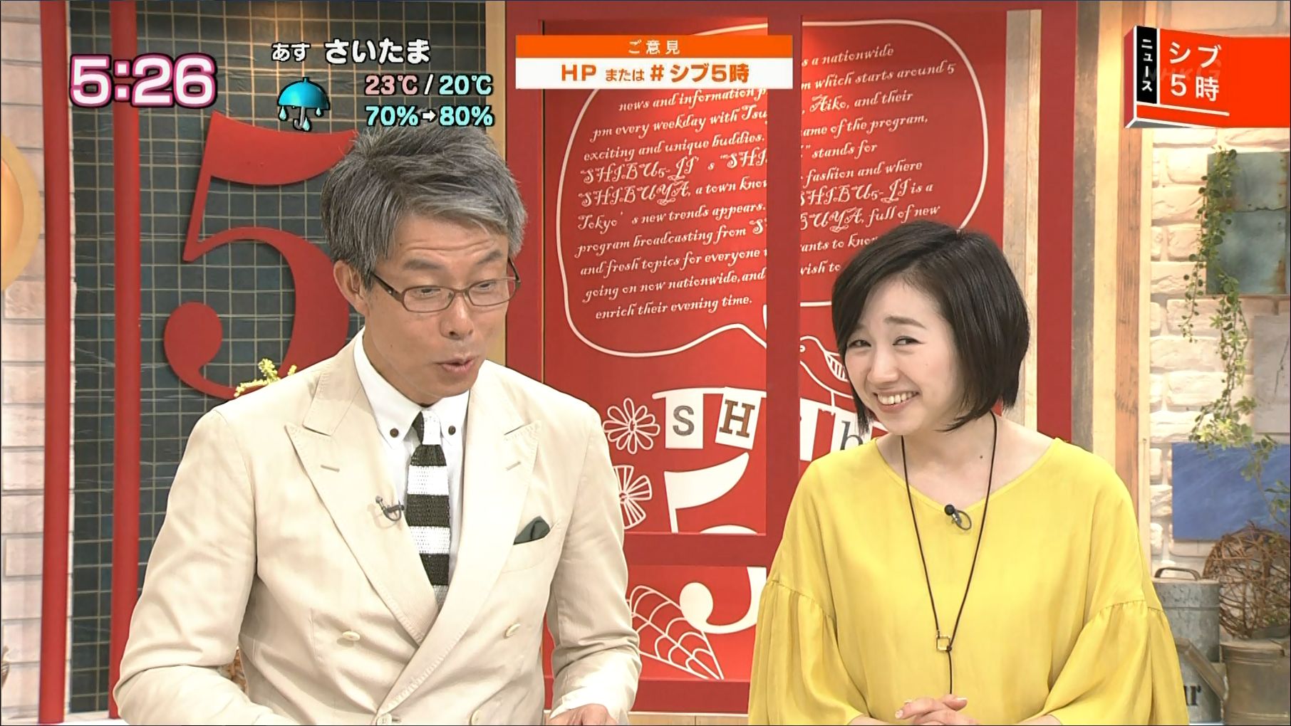 寺門亜衣子 ニュース シブ5時 17 06 女子アナキャプでも貼っておく Optimistic Attraction