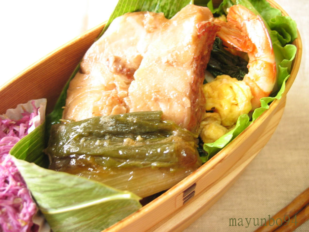 赤魚の煮付け弁当 Mayunbo日記