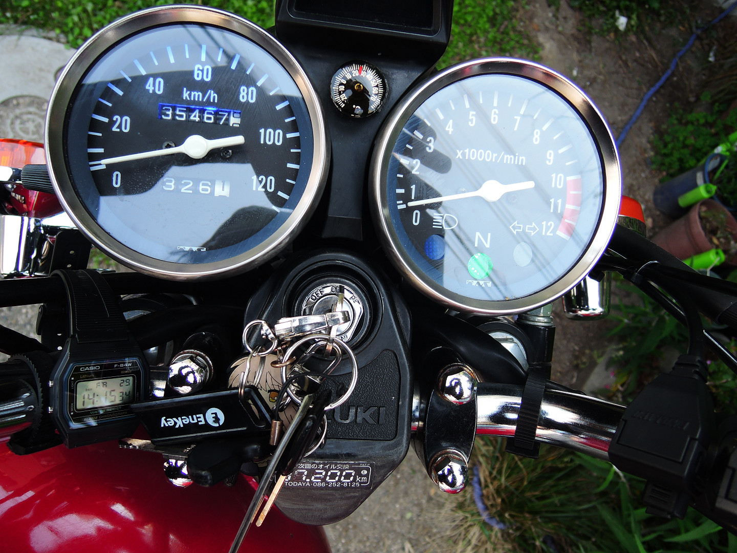 GN125Hのランプ交換（LEDにした） : 人形旅記