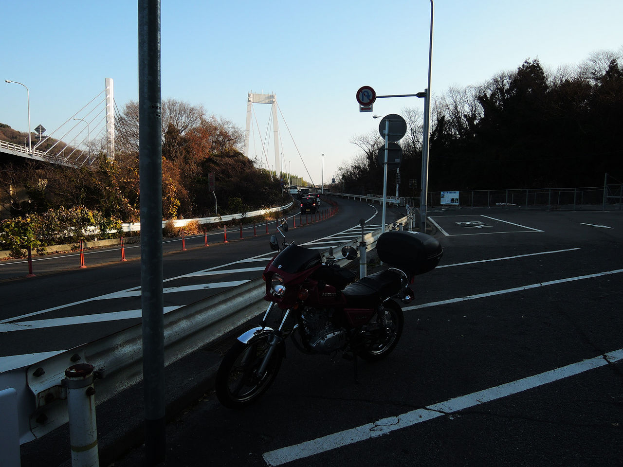 Gn125で行く新年しまなみツーリング 人形旅記