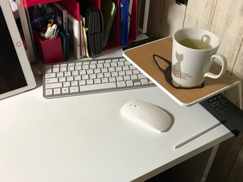 お皿収納ラック置いた写真