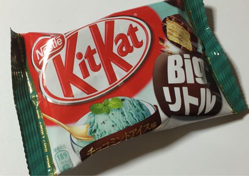 キットカットチョコミント写真