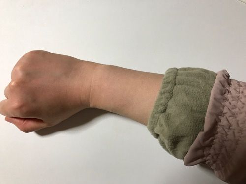 ゆるリラダウン手首部分写真