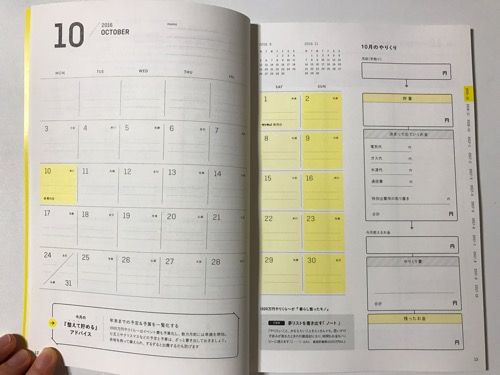 サンキュ付録家計簿2017写真5<br>