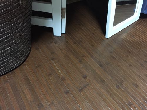 竹ラグ実物写真