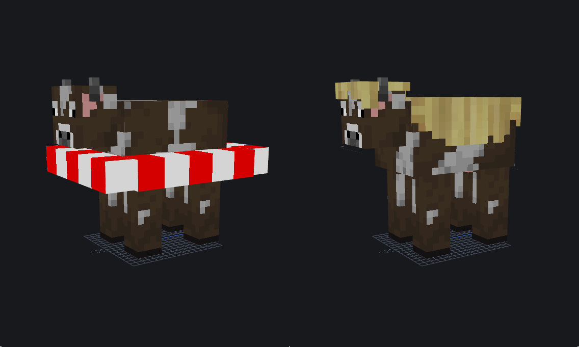 浮き輪と蓑 マイクラbe 和風なテクスチャの尻叩き用