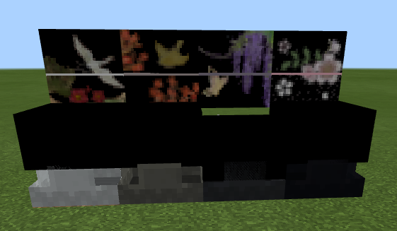 ヤマネコとコウモリ マイクラbe 和風なテクスチャの尻叩き用