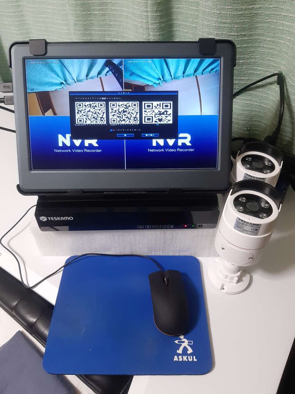 YESKAMO 防犯カメラレコーダー NVR P09-JP3002-1T YESKAMO 防犯カメラレコーダー NVR P09-JP3002-1T YESKAMO ビデオ録画