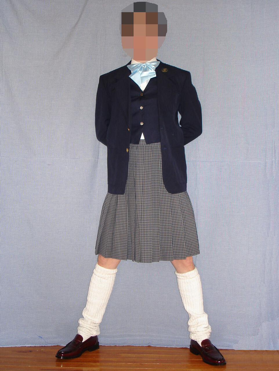 ド変態マゾ制服調教１（ブレザー） : 女装マゾ奴隷調教記録