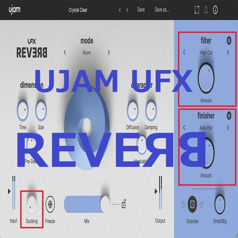 DTM・DAW UJAM UFX REVERB1 UFX REVERB version 1 | User Guide – UJAM