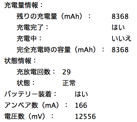 充放電回数10回MacBook Pro Retina15inch Mid2015 Pro MacBook Mid2015