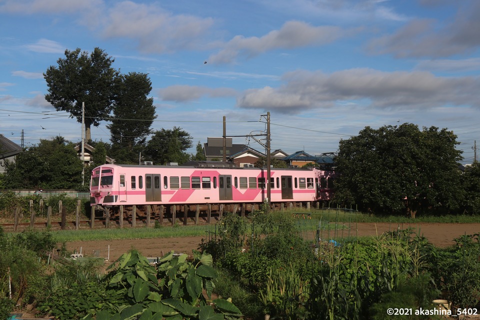 葉月の流鉄 21 8 21 流鉄沿線より