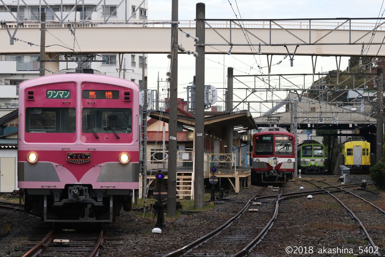霜月の流鉄 18 11 流鉄沿線より