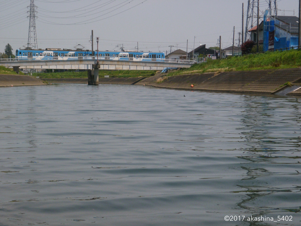 坂川川面と「流馬」