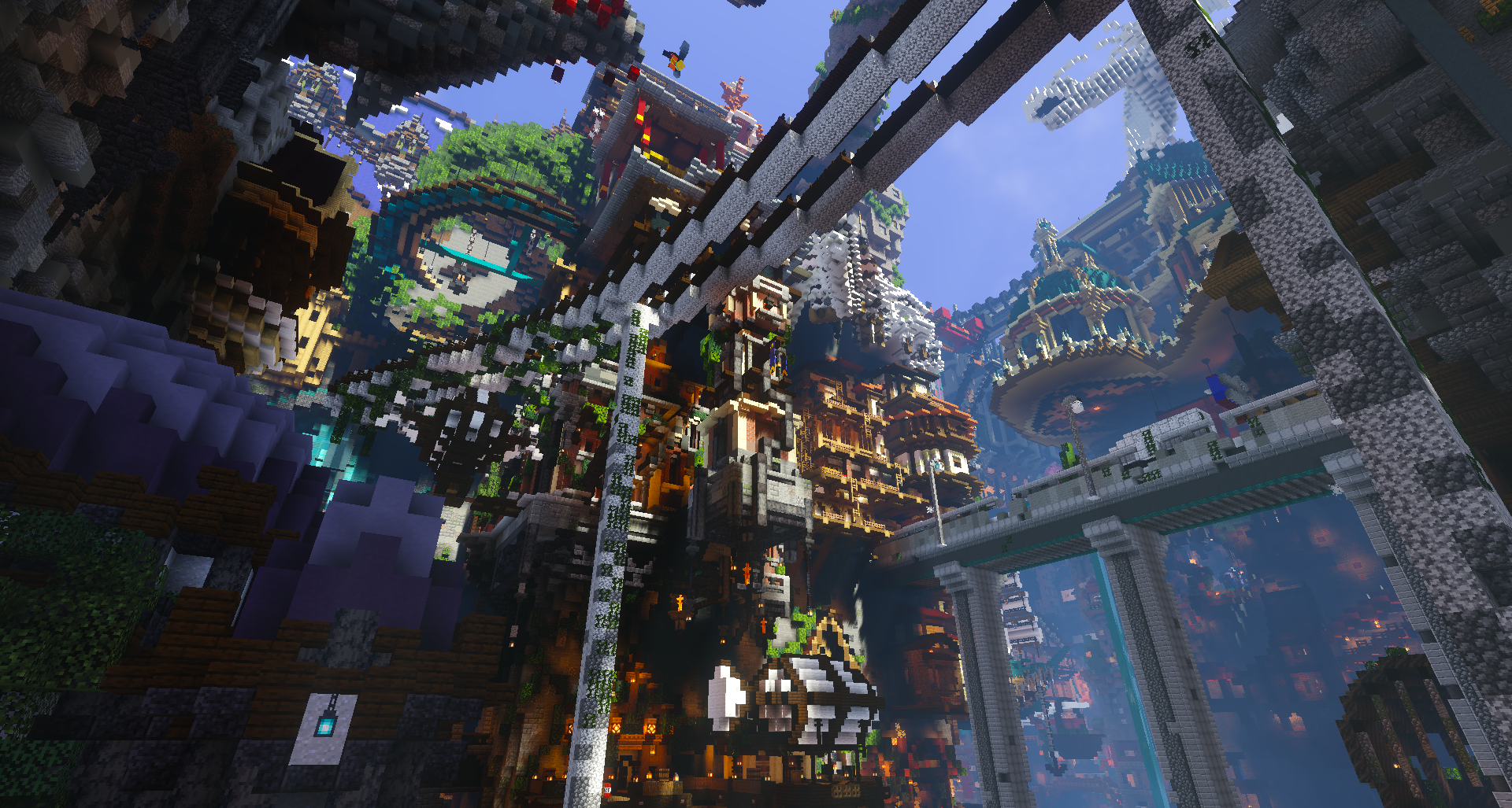 ワールド配布 Minecraft違法建築イベント リターンズ マインクラフト建築コミュニティ