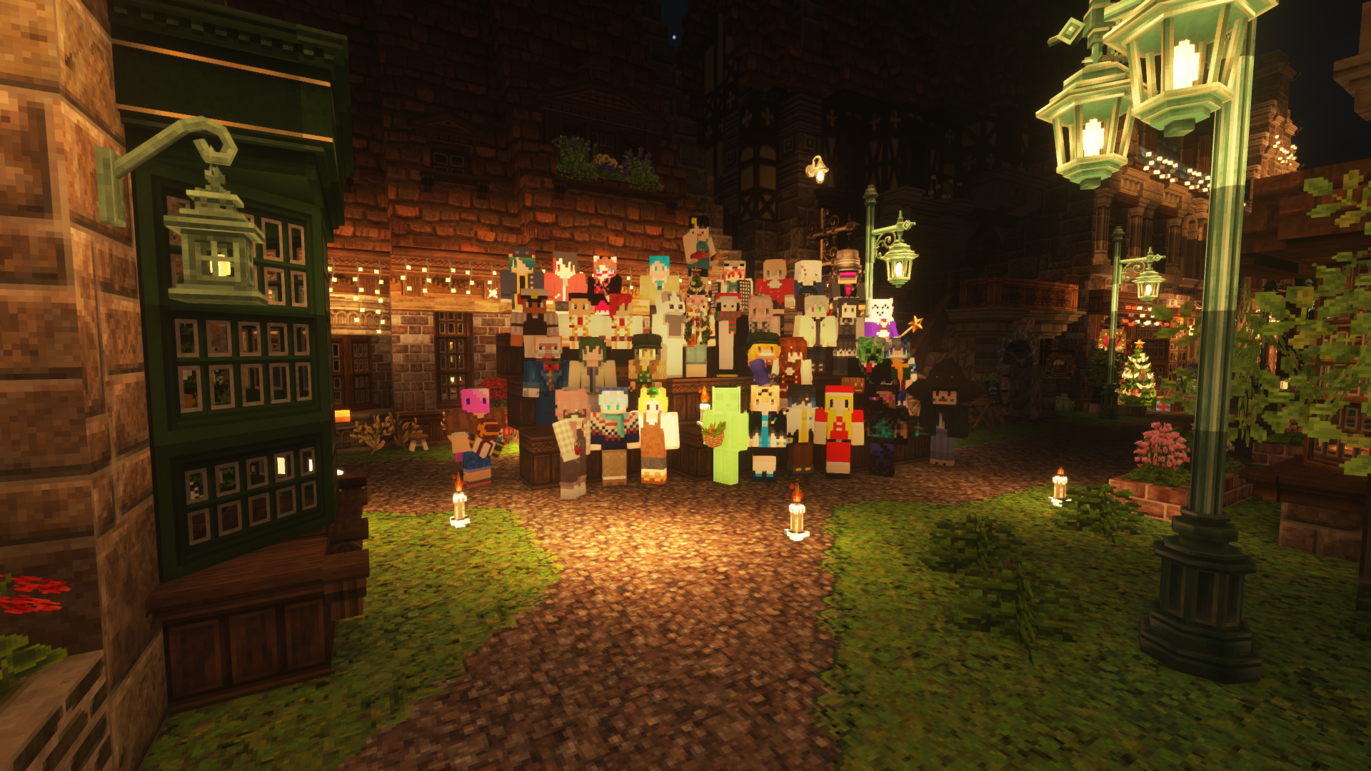 ワールド配布 Minecraftオンライン忘年会 マインクラフト建築コミュニティ