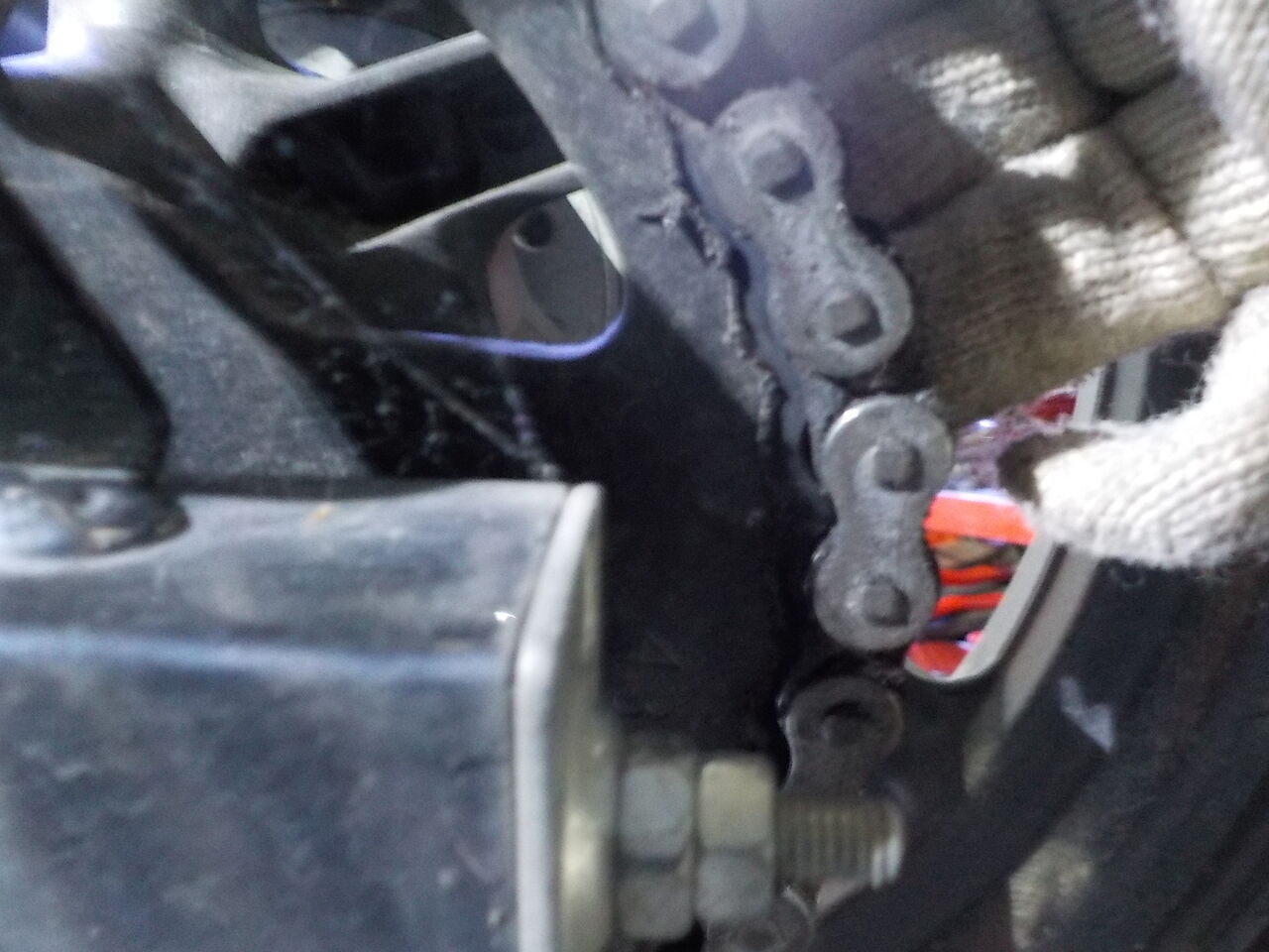 APE50 FI typeD オイル 交換 チェーン 調整 給油 AC18 : MC Craft