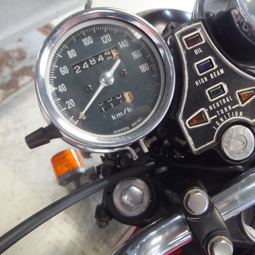 刺繍サービス バッティング手袋 CB400Fourメーター ヨンフォア