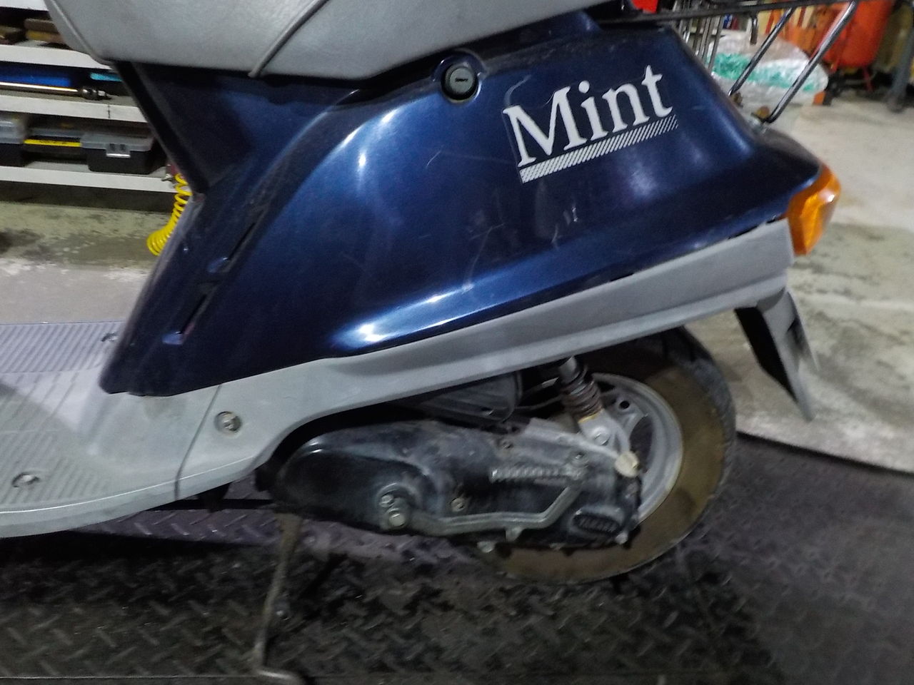 埼玉発1012-1996年】YAMAHA ミント 1YU タイヤ前後/シート新品張替 Yahoo!オークション - 【YAMAHA MINT ミント 1YU】始動確認済み 書類付