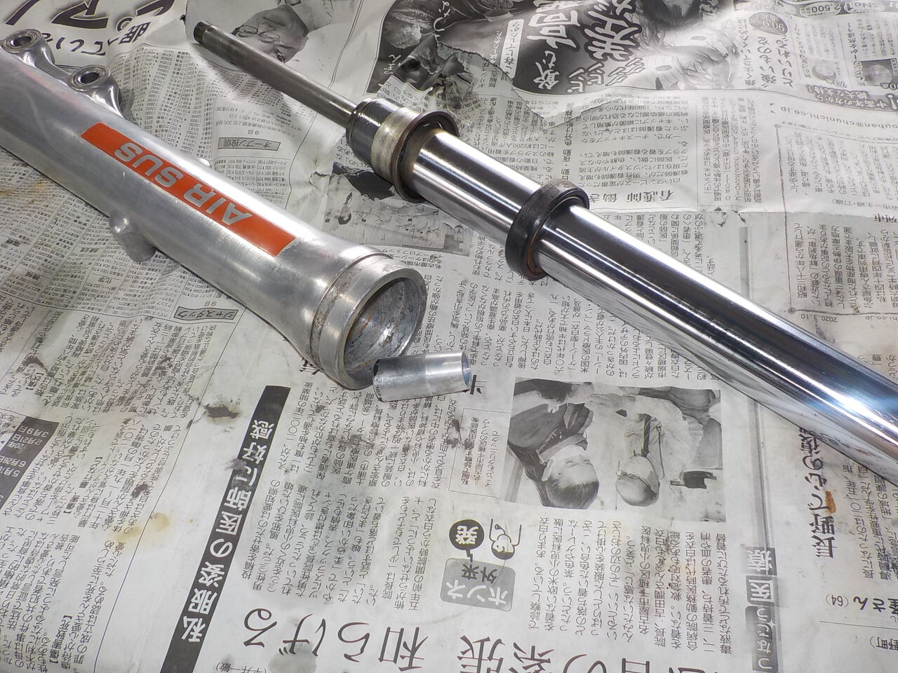 GS400 フロントフォークオーバーホールキット インナーチューブ GS400