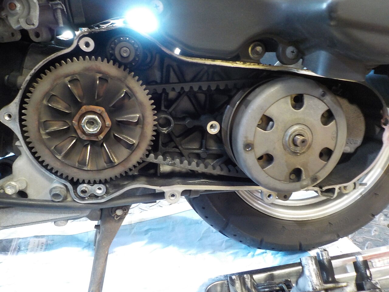 アドレスV50 駆動系 整備 消耗部品 交換 CA44A : MC Craft