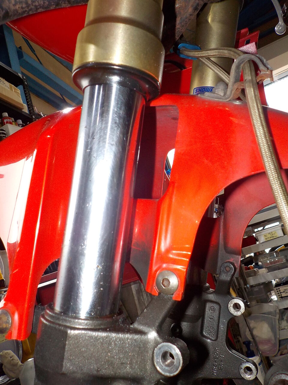 RVF400 NC35 フロントフォーク O/H : MC Craft