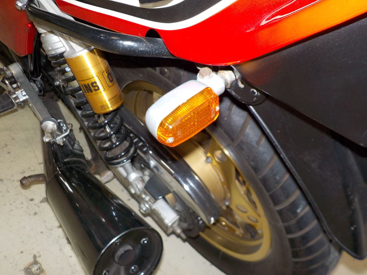 CB750F リアウインカー 左右 045-7328 ホンダ 純正  バイク 部品 RC04 ボルドール インテグ CB900F CB1100F 車検 Genuine:22216619