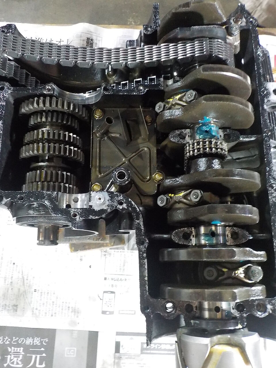 怒*権様 CBR400F REV シリンダーヘッド エンジン部品取りセット 【公式