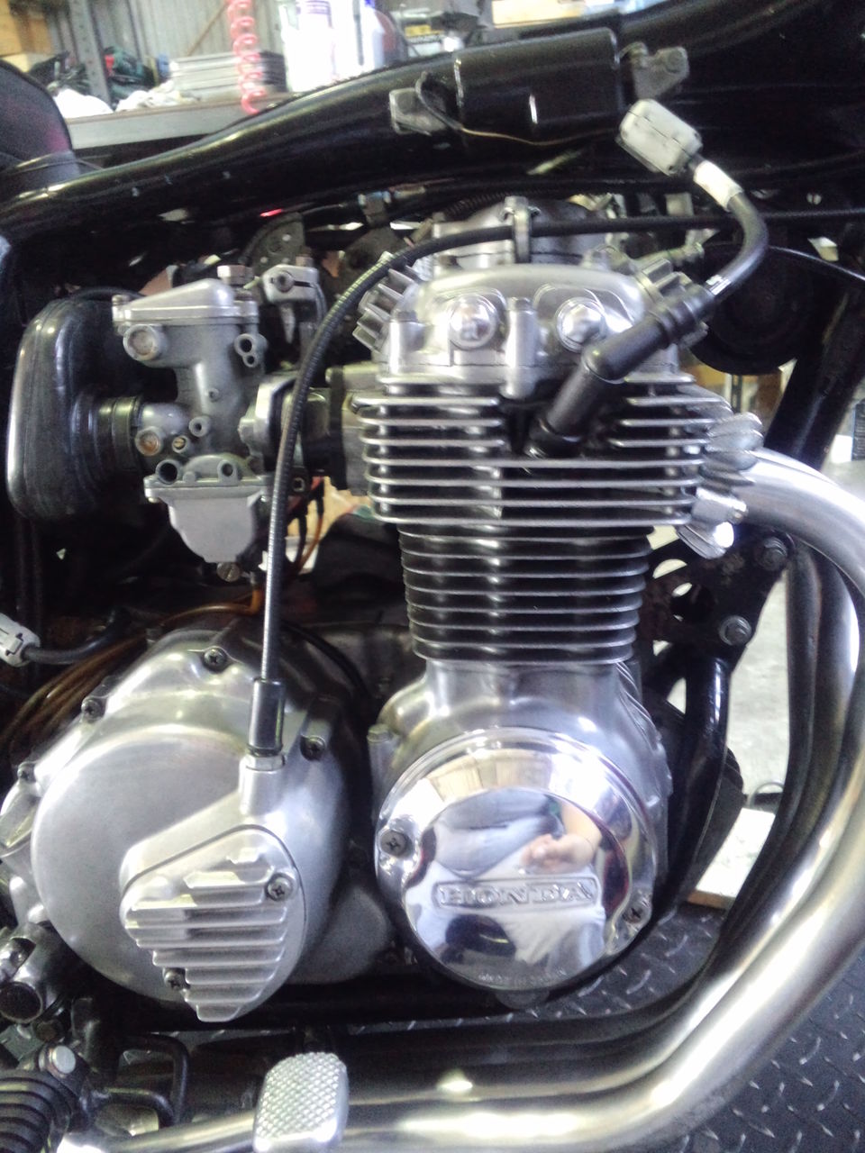 CB400F CB400Four キャブレター オーバーホール ウェットブラスト OH