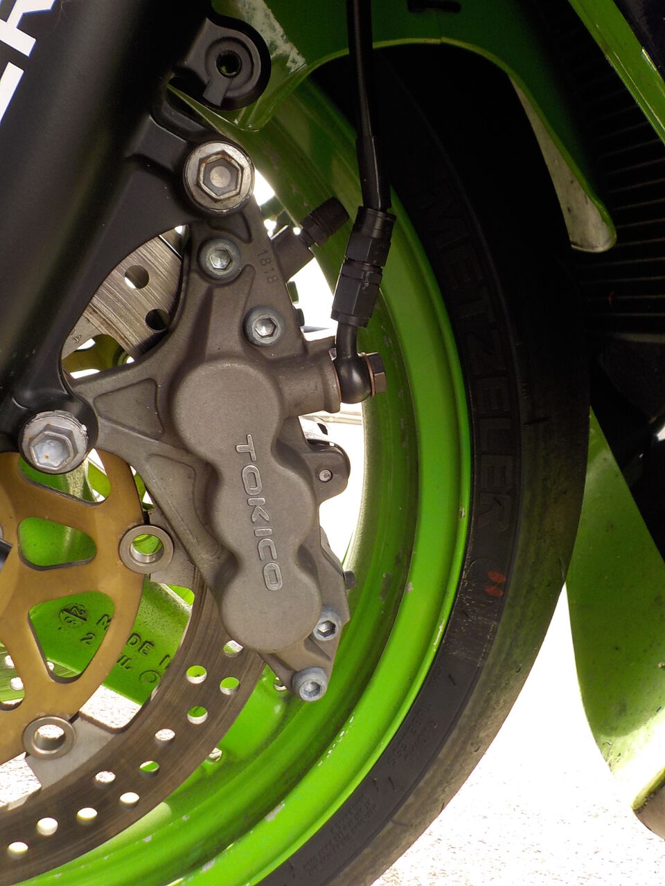 ZX-9R ブレーキ キャリパー マスターシリンダー交換 ニッシン