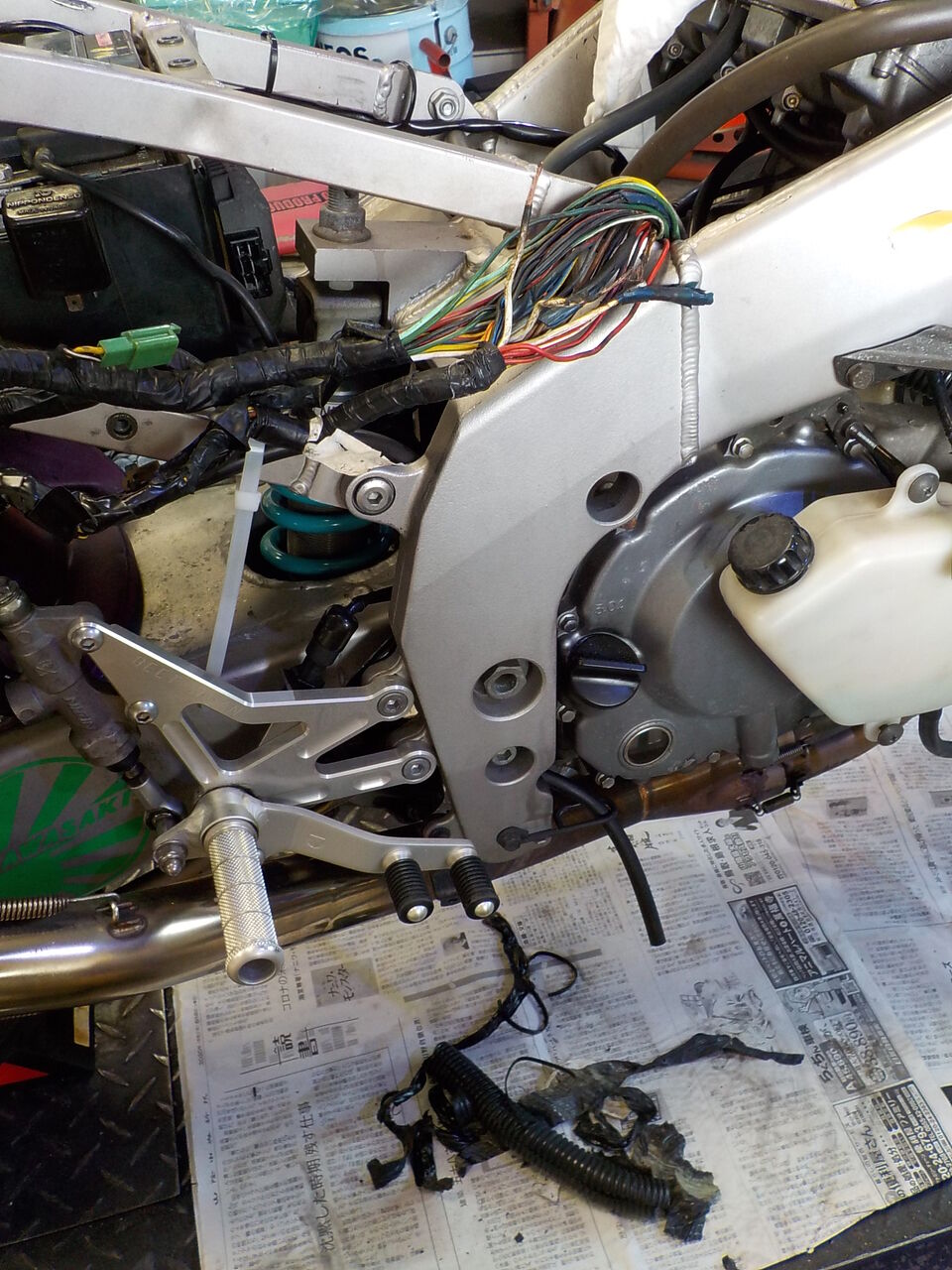 お問い合わせ品 ZX-10R ZXT00C 純正 メインハーネス 配線 電装 04' 程度良好