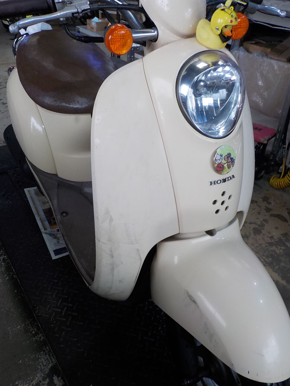 商談中　⭐スクーピーAF55⭐バッテリー新品、オイル交換済み、前後輪バリ山、難ありシートロック出来ず！開閉は可能！ クレアスクーピー シートロック 不良 AF55 : MC Craft