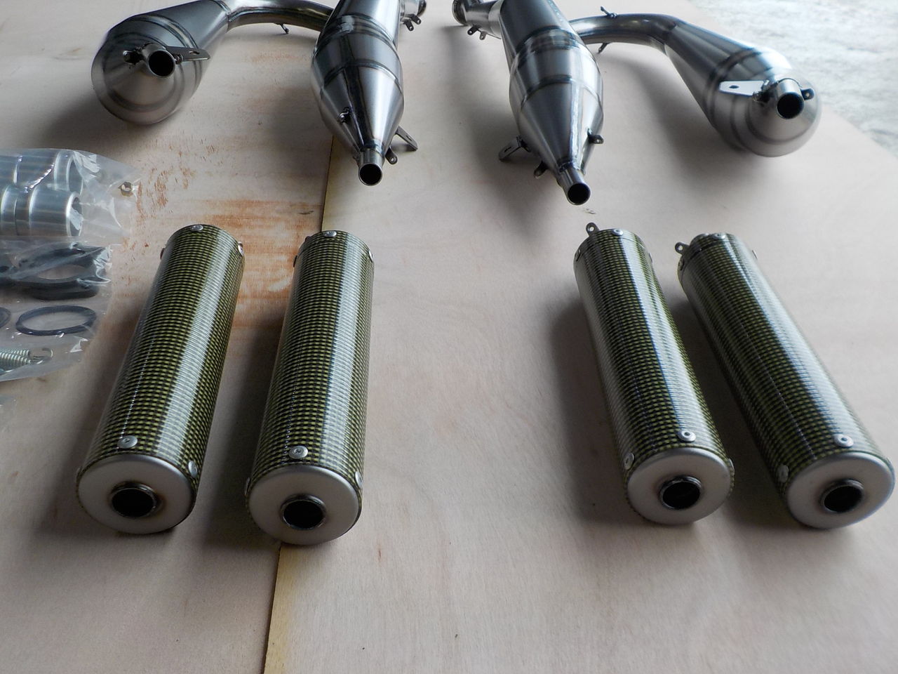 RG400γ スガヤチャンバー用サイレンサー ガンマ用 4本セット