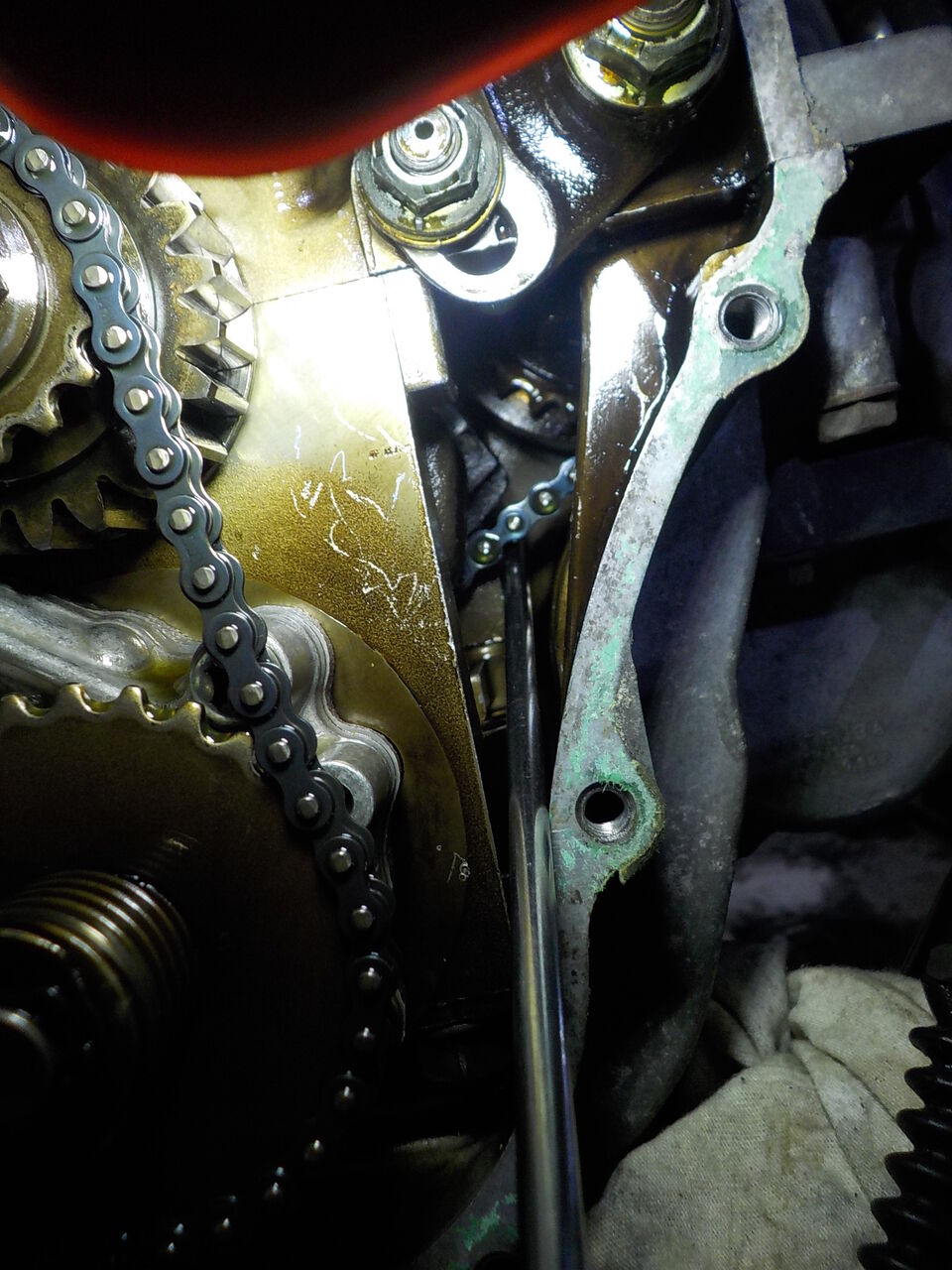 CB250T CB400T N ホーク バランサーチェーン CB250T HAWK バランサーチェーン調整 - YouTube