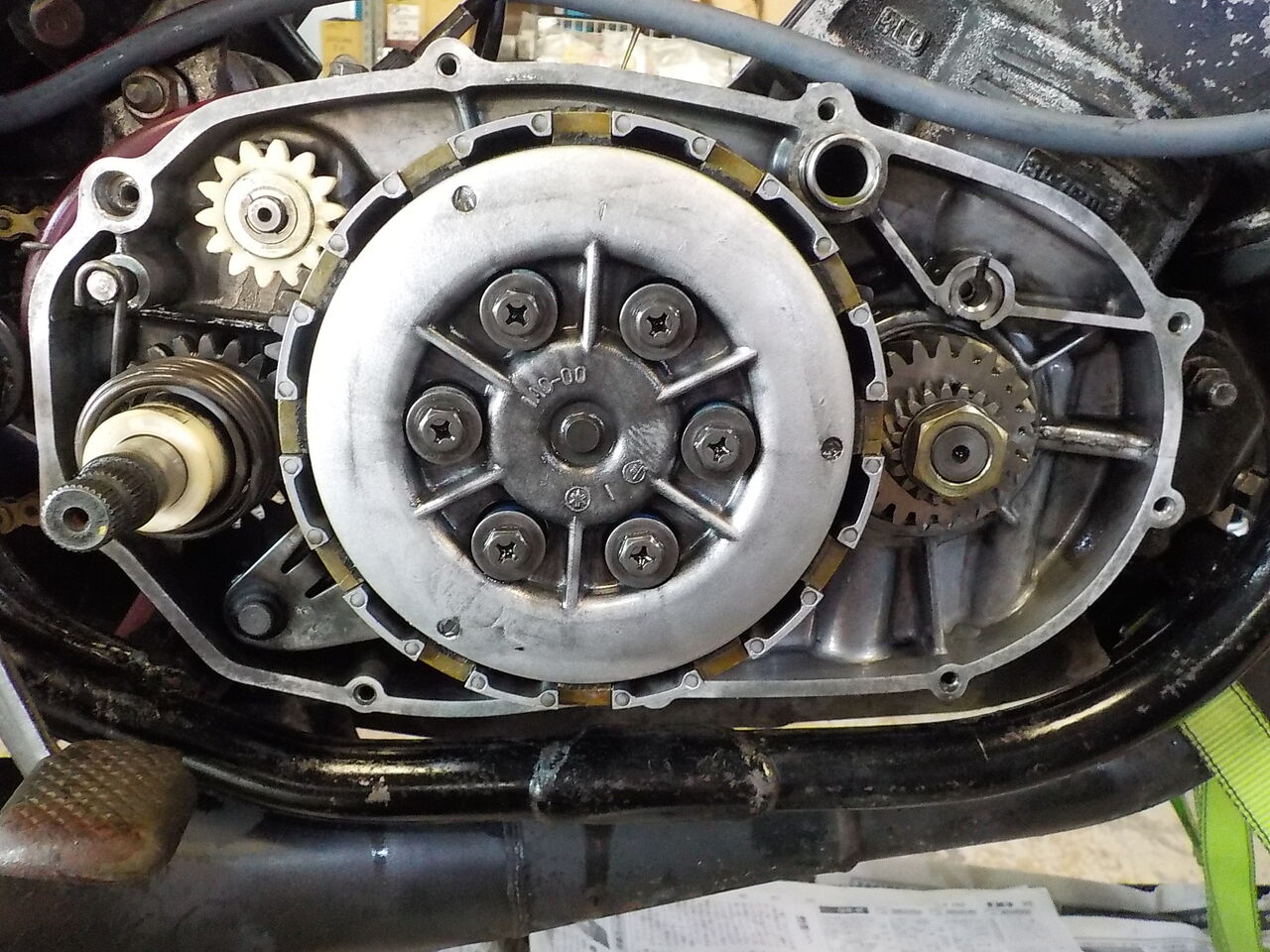 希少 RZ250 RZ350 エンジン 腰下 ミッション 4L3 4U0