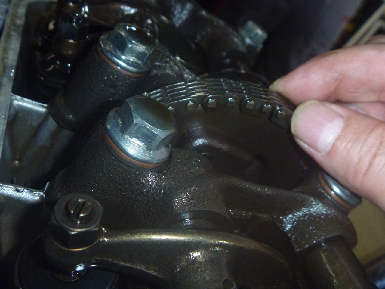 カムチェーン＆オイルポンプチェーン Hw31 CB400TホークⅡ CB400NホークⅢ CB400DスーパーホークⅢ ホンダ 純正新品 ☆03-142□中古□HARLEY-DAVIDSON 純正 HOGブースター・ポータブル