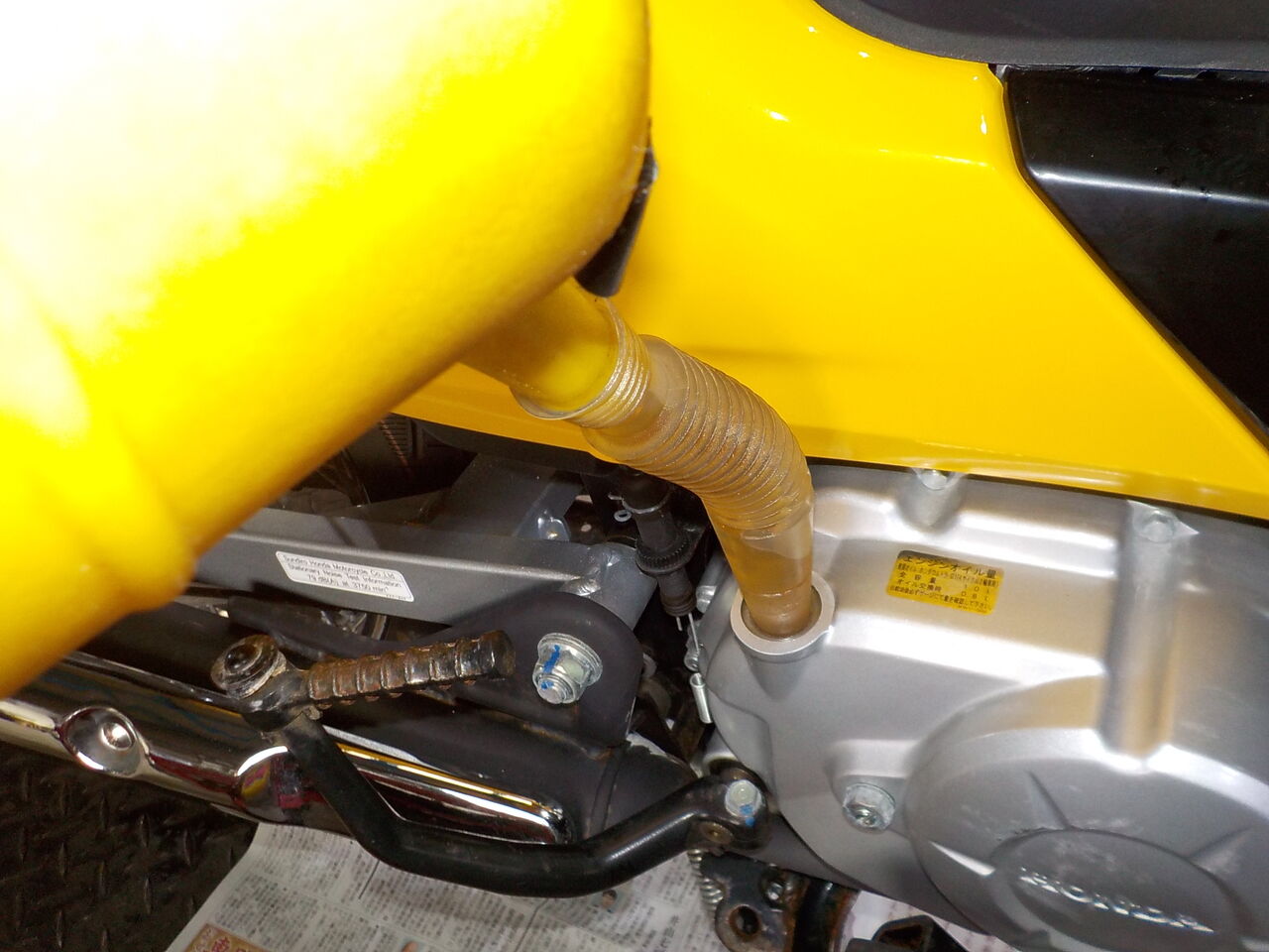 クロスカブ110 オイル 交換 Honda Ja10 Mc Craft クロスカブ110 オイル 交換 Honda Ja10 Mc Craft