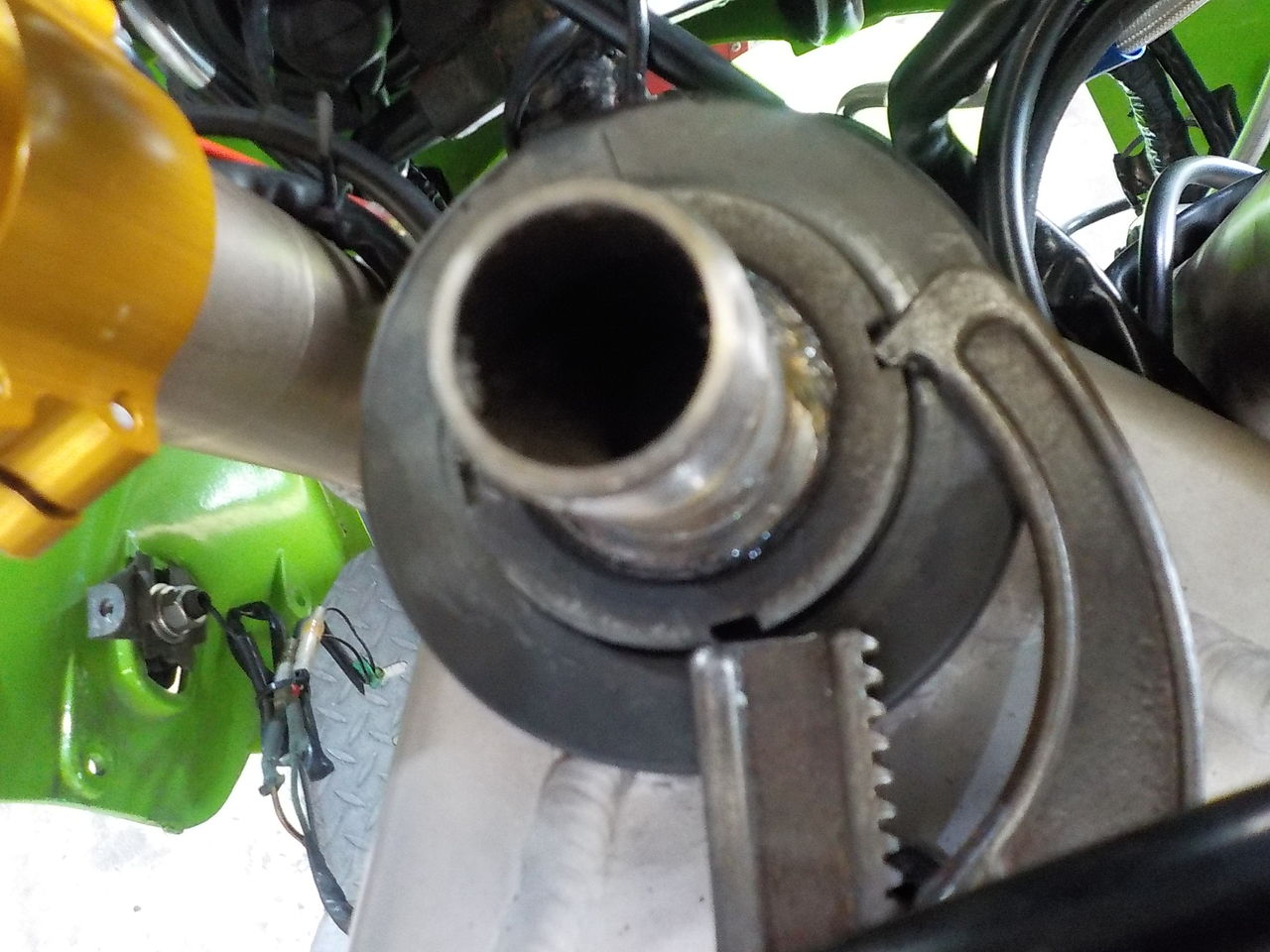 ZXR400 ステムベアリング 調整 KAWASAKI ZX400L 1994 ZX400 L4 : MC Craft