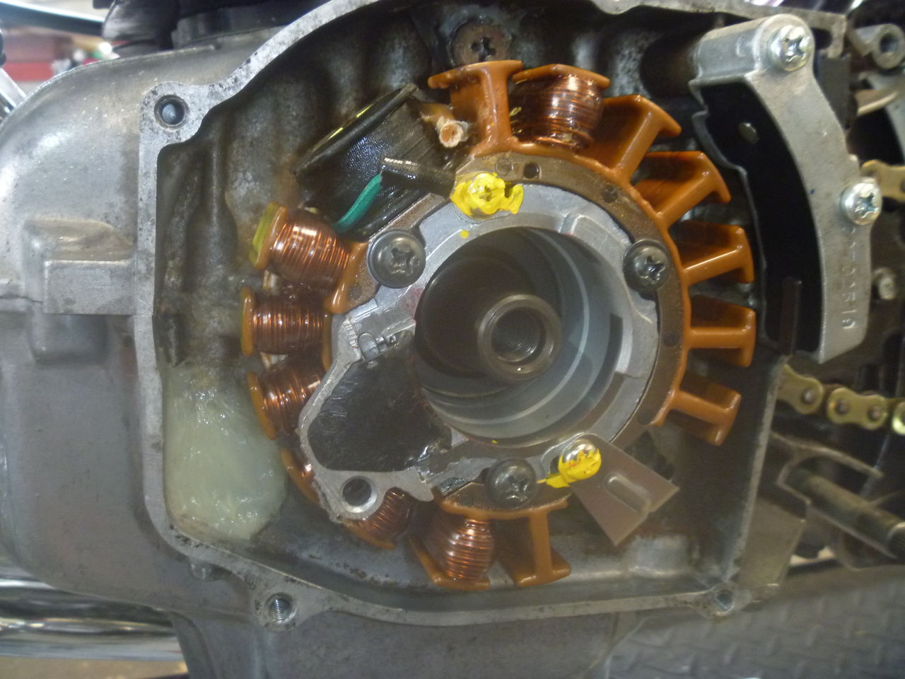 CB400T CB400N ジェネレーターコイル チャージコイル ピックアップ