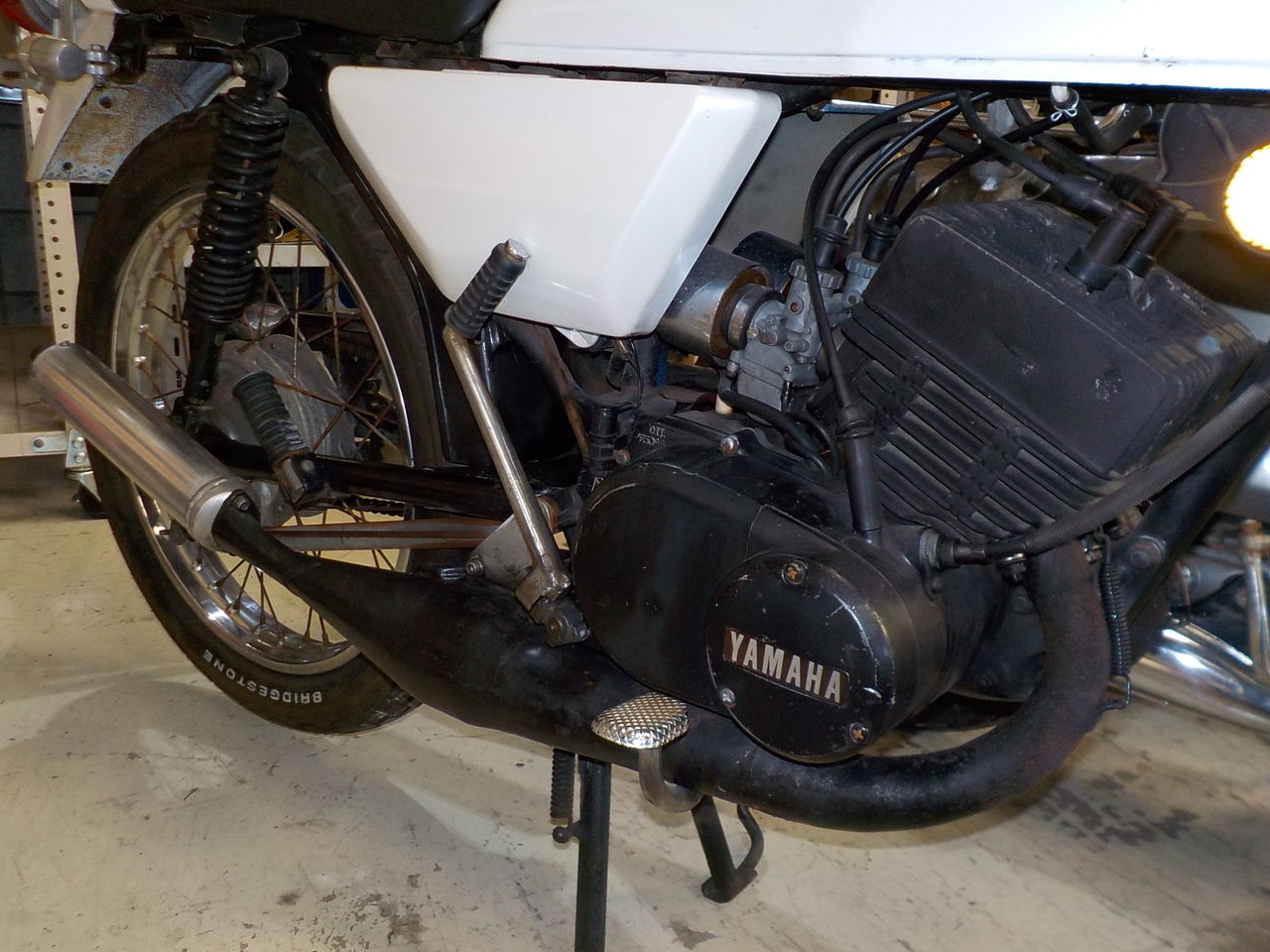 ヤマハ RD50 最終型 リヤホイール S53年式 ゴールド✕シルバー ヤマハ