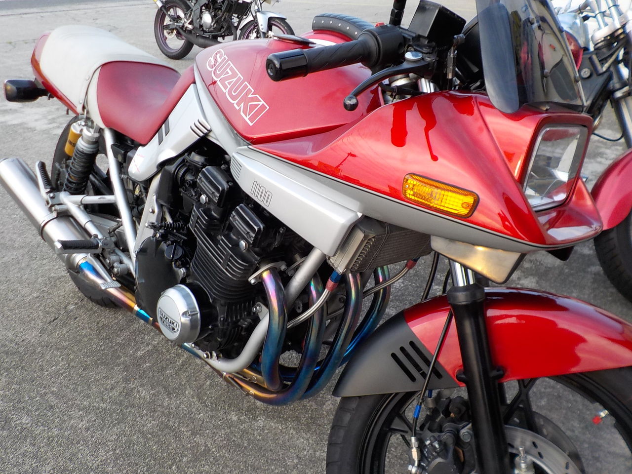 GSX1100Sカタナ[44社外エンジンガード]検GSX750S刀｝B