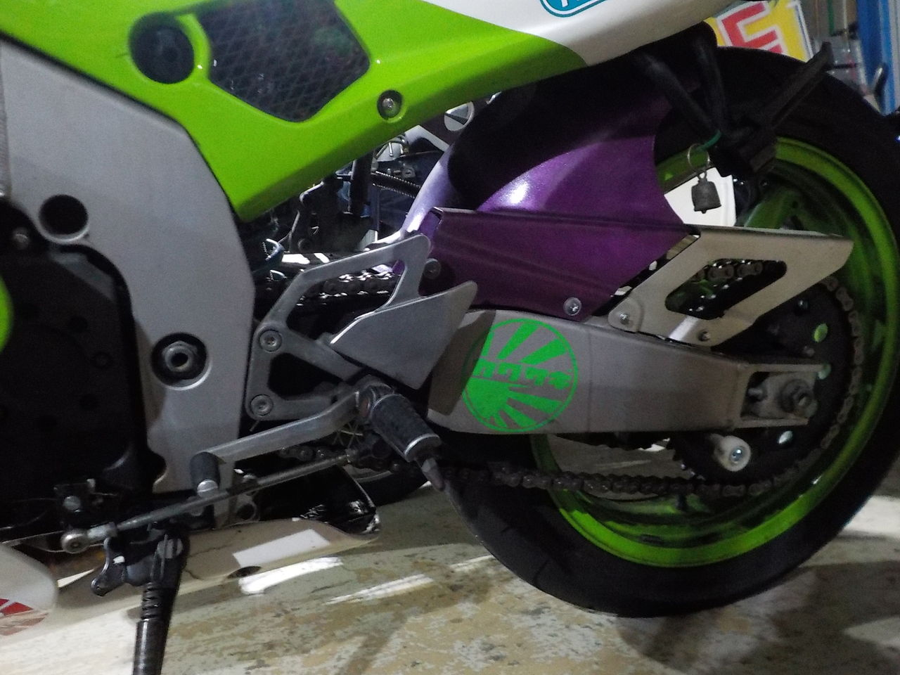 ZXR400 BEET スーパーバンク バックステップ 取付け KAWASAKI ZX400 L4