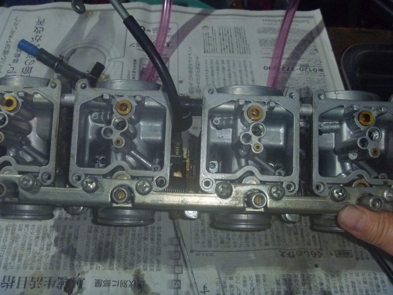 カワサキ GPZ900R ZX900 キャブレター OH リペアキット 4気筒分