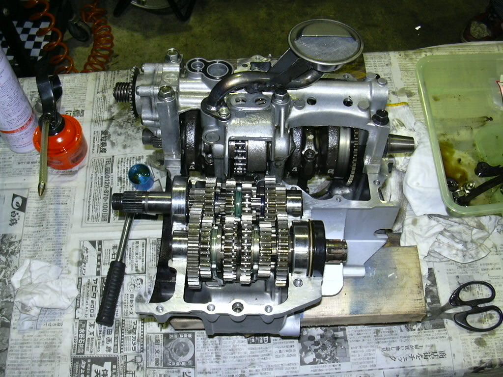 HONDA HAWK2 CB400T エンジン オーバーホール 6速ミッション HONDA HAWK2 CB400T エンジン オーバーホール 6速ミッション