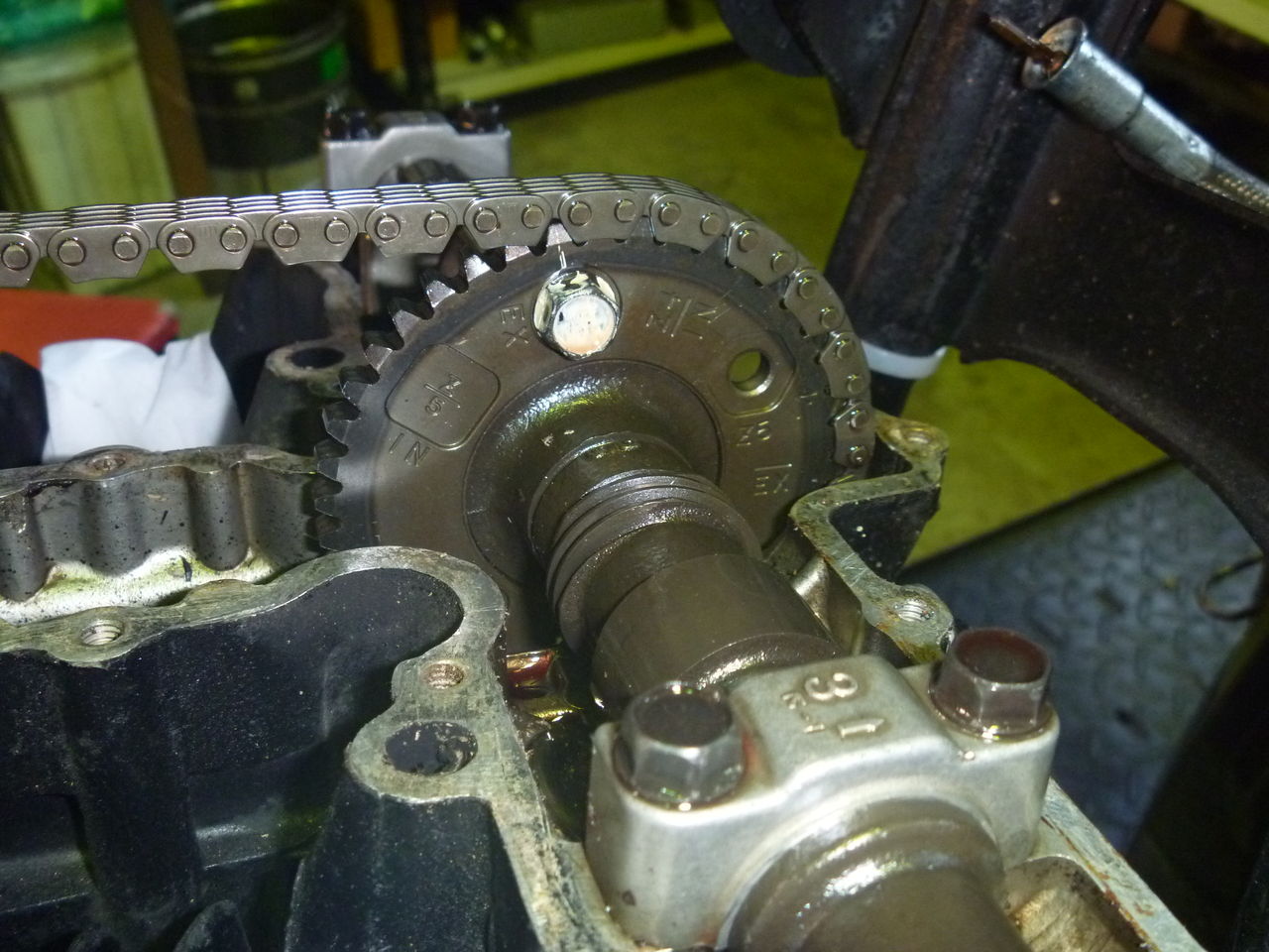 kawasaki Z400 FX KZ400E カム 脱着 タペット調整 シム 交換 ポイント kawasaki Z400 FX KZ400E カム 脱着 タペット調整 シム 交換 ポイント