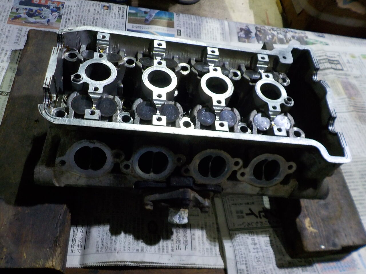 ZXR250 エンジン 腰上 部品取り KAWASAKI ZX250 A1 89 : MC Craft