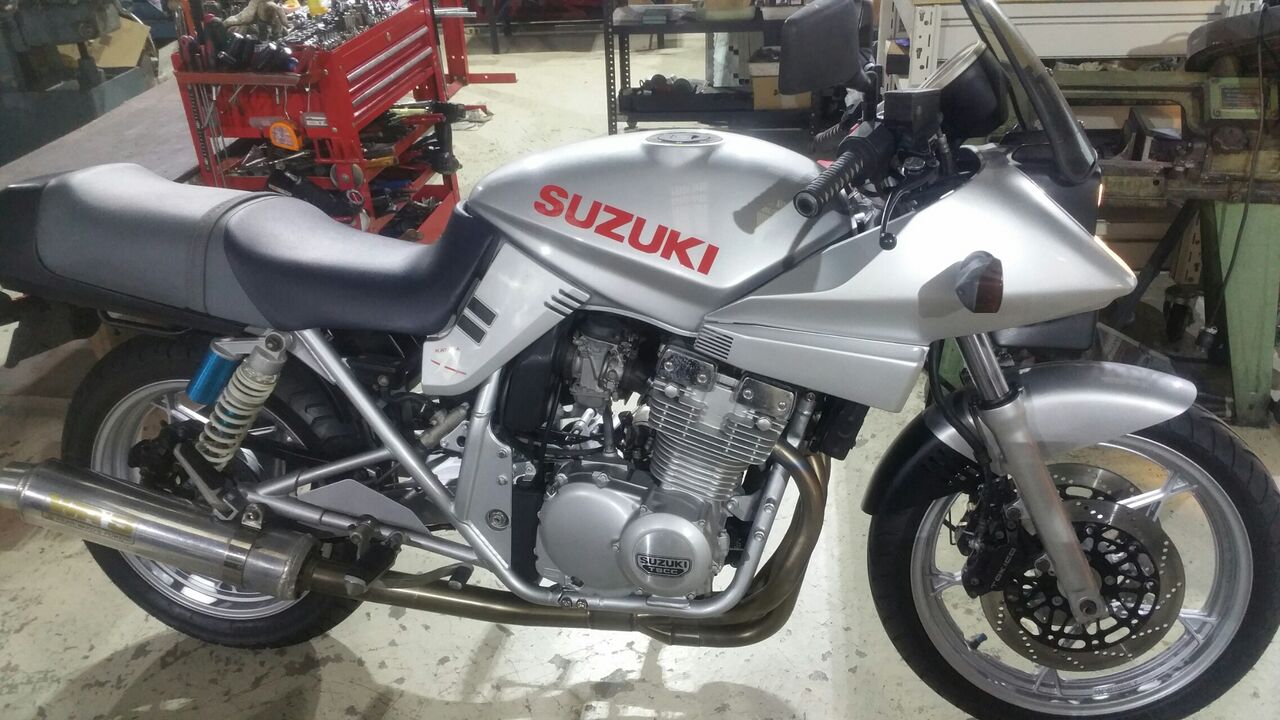 車検 SUZUKI GSX400Sカタナ : 2りんかんブログ GSX400S カタナ