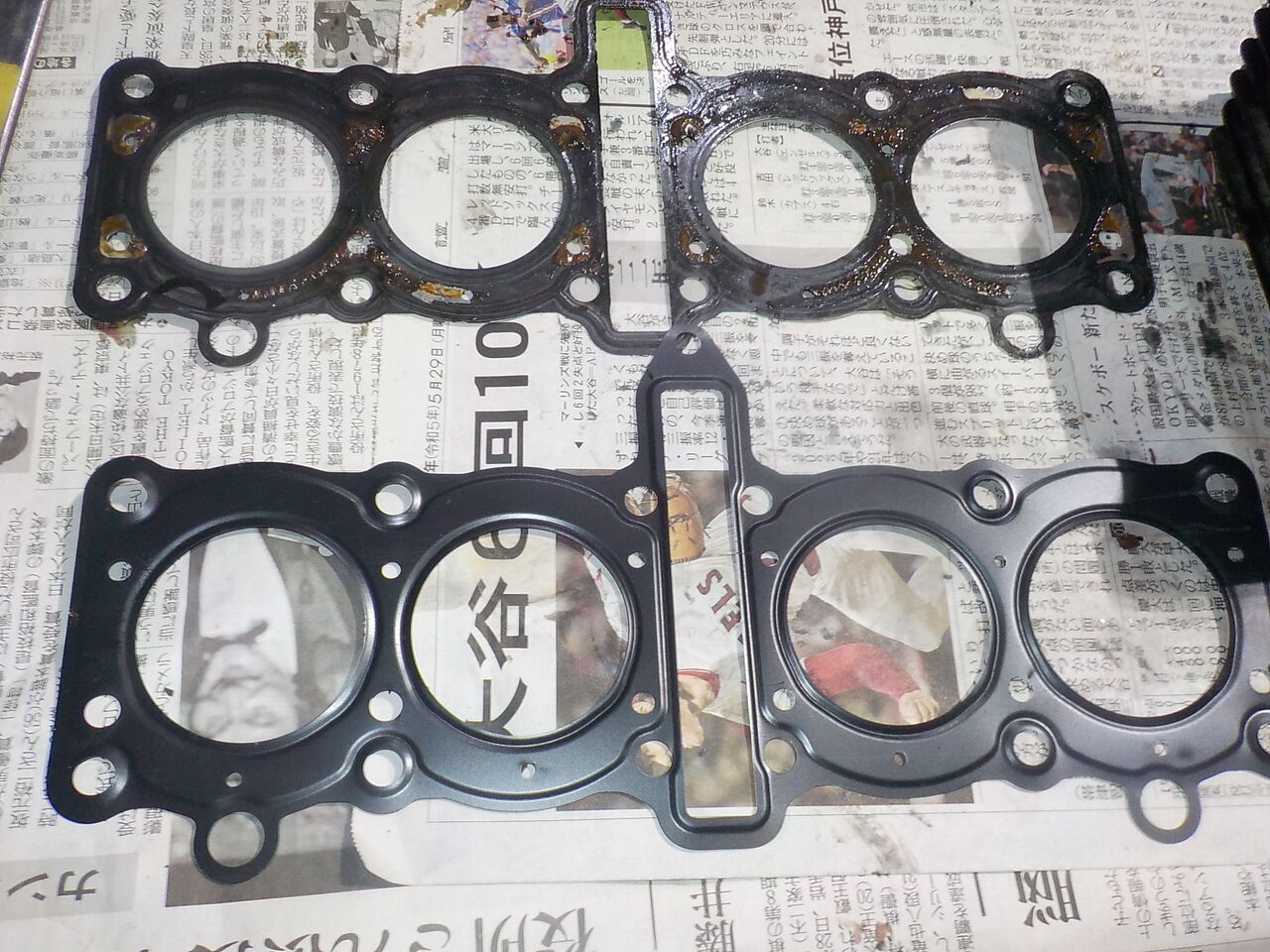 MC Craft : GSX-R250 腰上 組立て