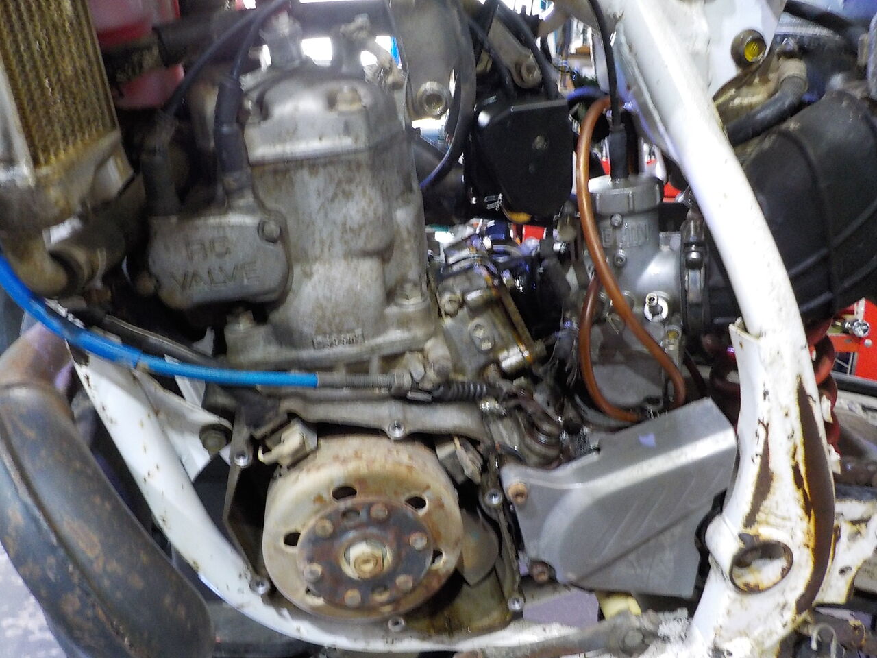 CRM250 エンジン ロック 点検 固着 修正 MD24 : MC Craft